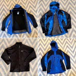 Jack Wolfskin water/wind proof triclimate jacket